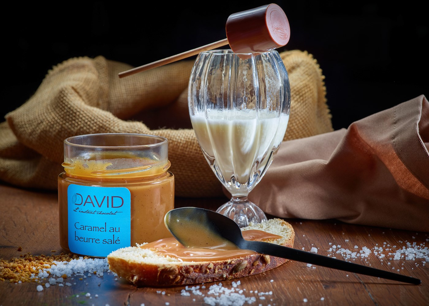 Caramel au beurre salé et chocolat chaud