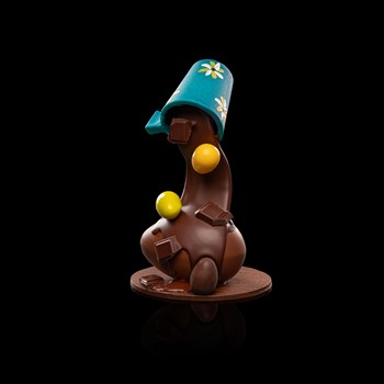 Le chocolat Liégeois - Chocolat noir, lait et blanc, garni d'amandes et noisettes enrobées, chocolats, oeufs pralinés, oeufs nougatine 320 gr 45.-