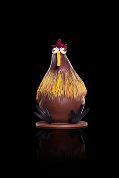 Crazy Cocotte Orange - Chocolat lait, amandes et noisettes enrobées, chocolats, oeufs nougatine, 320 gr 58.-