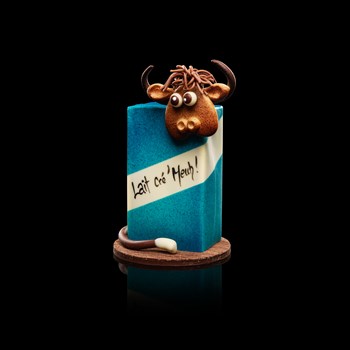 Lait Crè' Meuh - Chocolat noir et blanc, amandes et noisettes enrobées, chocolats, oeufs nougatine, oeufs pralinés, 200 gr 48.-