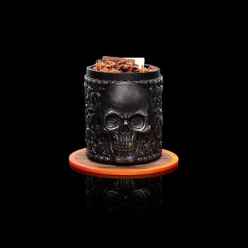 Tasse tête de mort  - chocolat noir, amandes et noisettes enrobées, choconougat, rocher, mini tablette 360g 55.-