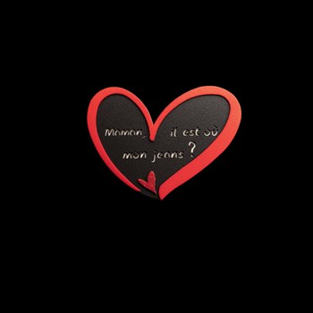 Slate heart " Mom, where is my jeans ?" - Dark chocolate and caramelized hazelnuts 130g 17.-
